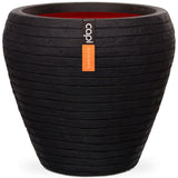 Capi Capi Flowerpot Nature Row Taps 42x38 cm nero kblro362