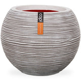 Capi Flowerpot Nature Rib Sphérique 62x48 cm Kofi271 coloré ivoire