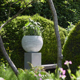 Capi Flowerpot Nature Rib Sphérique 62x48 cm Kofi271 coloré ivoire