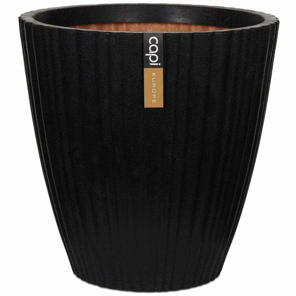 Capi Capi Flowerpot Urban Tube Taps 40x40 cm črni KBLT801