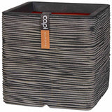 Capi Capi Planter Nature Rib Square 30x30 cm antracit Kofz902