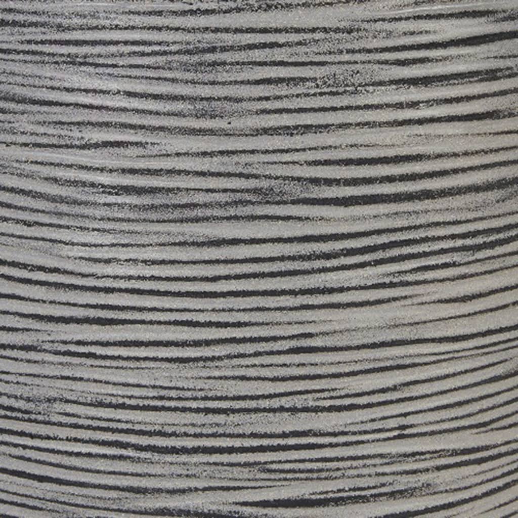 Capi Flowerpot Nature Rib 43x41 cm anthracite kofz933