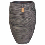 Capi Capi Flowerpot Nature Rib Elegant Deluxe 40x60 cm anthracite pkofz1131