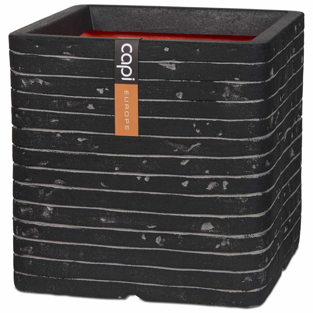 Capi Capi Planter Nature Row Square 30x30 cm antracit KRWZ902