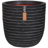 Capi Capi Flowerpot Nature Row 54x52 cm Antracite KRWZ935