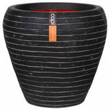 Capi Capi Flowerpot Nature Row Taps 42x38 cm Antracite PKRWZ362