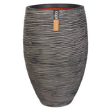 Capi Capi Flowerpot Nature Rib Elegant Deluxe 45x72 cm anthracite