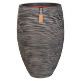 Capi Flowerpot Nature Rib Elegant Deluxe 45x72 cm anthracite