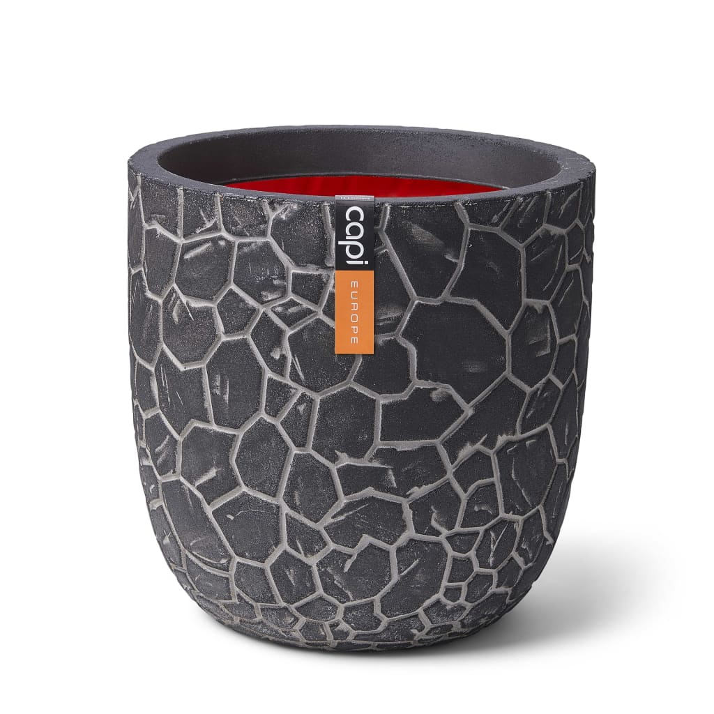 Capi Flowerpot Argile sphérique 43x41 cm anthracite -colored