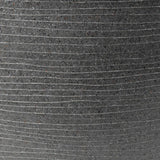 Capi Flowerpot Arc Granite Couche conique 60x48 cm anthracite -colored