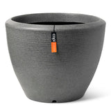 Capi Capi Flowerpot Arc Granite Zuzel nízký 34x25 cm antracite -colored