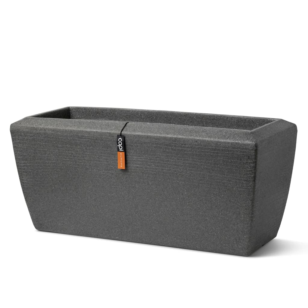 Capi Planter Arc Granite rectangulaire 60x35x40 cm anthracite -colored