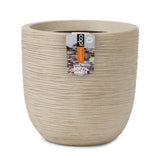 Capi Flowerpot déchet la nervure 35x34 cm Terrazzo beige