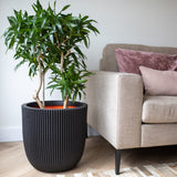 Capi Capi Planter Groove 43x41 cm negro