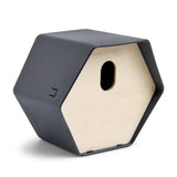 Capi Birdhouse Hive 2 Oval Hole 19x23x20 cm anthracite -colored