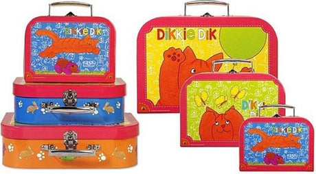 Bambolino jouets bambolino ensemble de valises 3 pièces dikkie dik