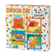 Bambolino dikkie dik puzzle 4 en 1. confettis 3+