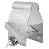Proplus mobile serrure d'embrayage en acier 23 cm argent avec discussion