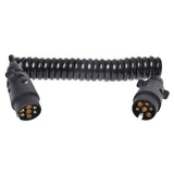 Câble en spirale Proplus avec prise 2x7 broches 3 m