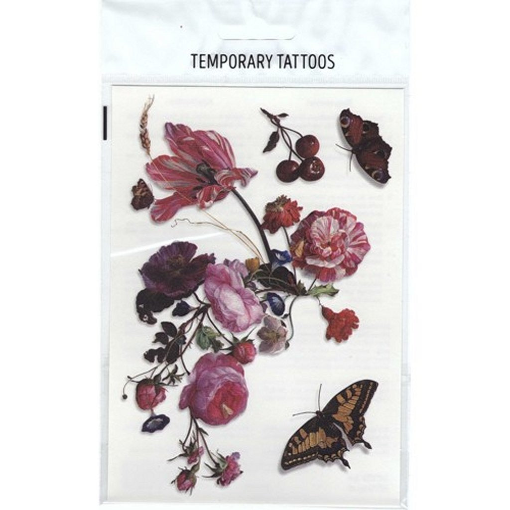 Tatouages ​​temporaires basiques fleurs 10 pièces