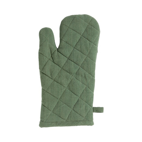 Linen and more lm keukenhandschoen 18x33cm - indi groen