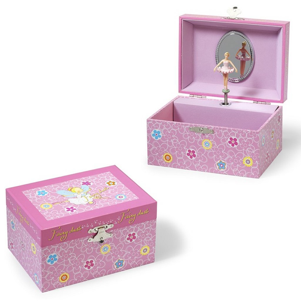 Boîte à bijoux en bois Simply for kids avec musique et ballerine