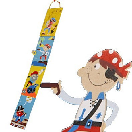 Toise de croissance pirate en bois Simply for kids