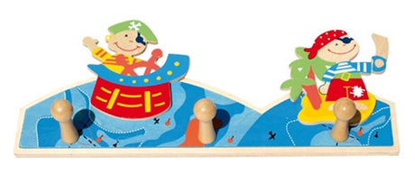 Portemanteau en bois Simply for kids pirate