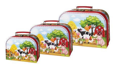 Simply for kids ensemble de valises 3 pièces ferme