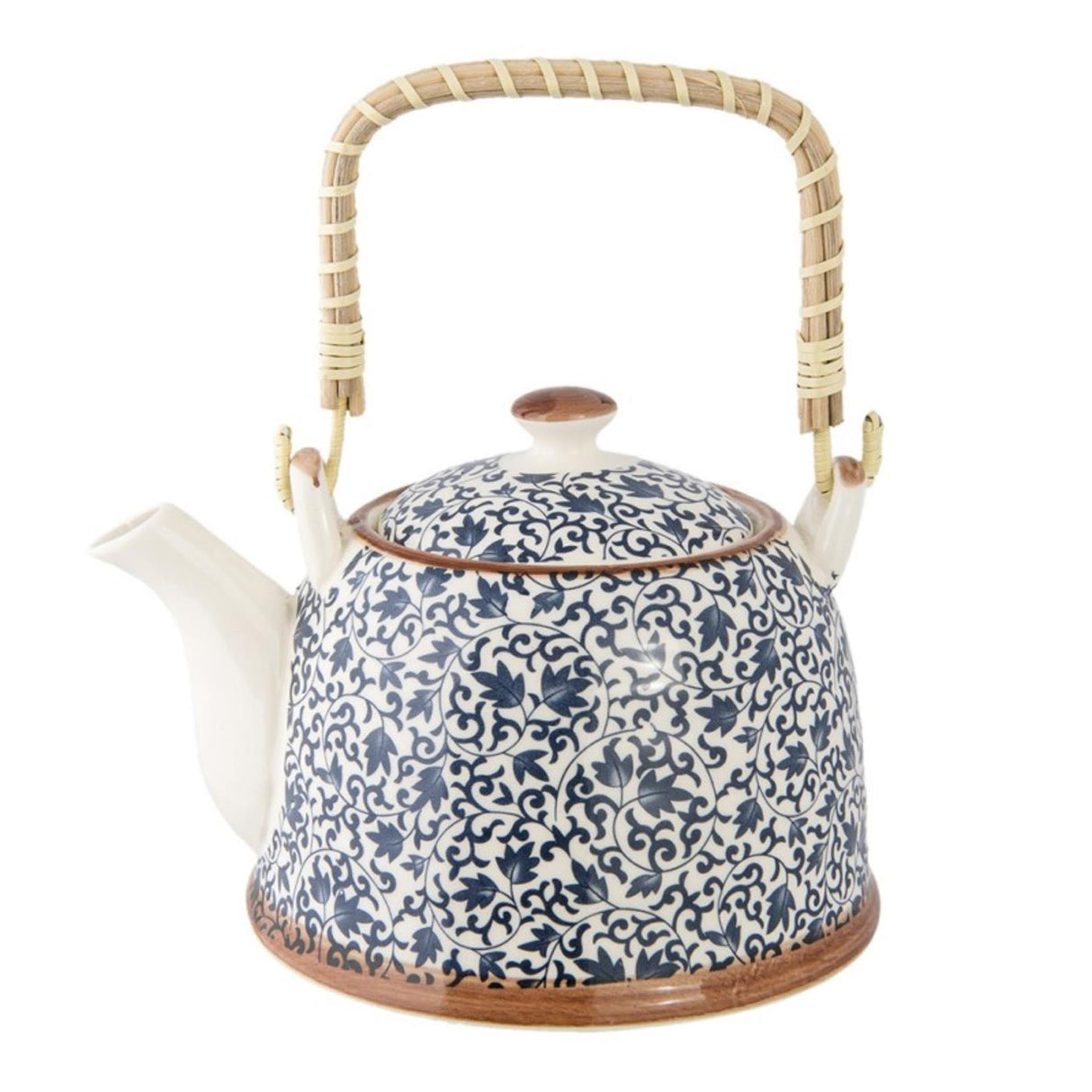 Théière Clayre et Eef 14x14cm motif