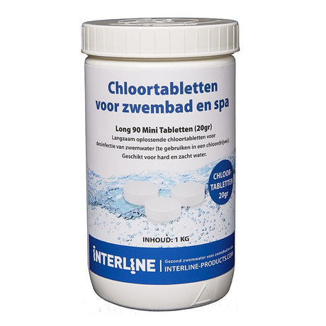 Piscine Interline Pastilles de chlore 20 grammes 1 kg