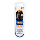 Bandridge USB 2.0 a mâle vers USB 2.0 a femelle 2 m noir