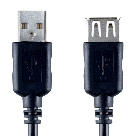 Bandridge USB 2.0 a mâle vers USB 2.0 a femelle 2 m noir