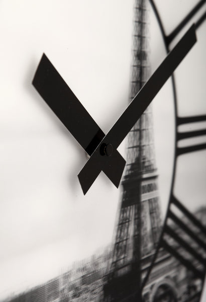 Nexttime ne-3004 horloge murale dia. 39 cm, plastique, 3d, gris, #039;la ville #039;