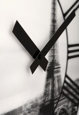 Nexttime ne-3004 horloge murale dia. 39 cm, plastique, 3d, gris, #039;la ville #039;