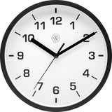Nexttime nx-7321zw horloge murale nxt diamètre 20cm plastique noir, cadran blanc