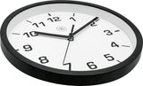 Nexttime nx-7321zw horloge murale nxt diamètre 20cm plastique noir, cadran blanc