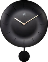 Nextime nextime nx-7339zw wandklok nxt bowl ø 30 cm zwart