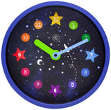 Nextime nx-7356 horloge murale nxt apollo dia 30cm plastique bleu