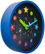 Nextime nx-7356 horloge murale nxt apollo dia 30cm plastique bleu