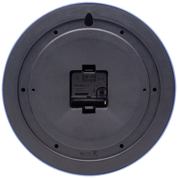 Nextime nx-7356 horloge murale nxt apollo dia 30cm plastique bleu