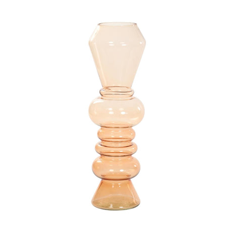 Vase lumineux et vivant verre ø13,5xh44,5cm