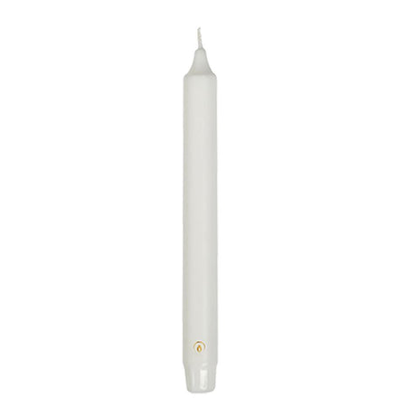 Bougies couronne Gouda 24x2,4 cm 8 pièces blanches