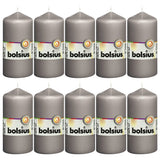 Bolsius Bolsius Stollen Cougies 10 PCS 120x58 mm Gris chaud