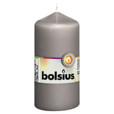 Bolsius Bolsius Stollen Cougies 10 PCS 120x58 mm Gris chaud