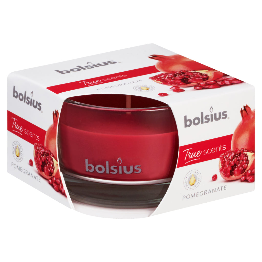 Bolsius Bolsius Vela perfumada en vidrio 80 50 TS POMEGRANAT