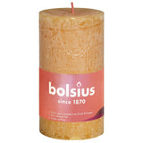 Bolsius Bolsius Stollen Shine 8 ST Rustique 100x50 mm miel jaune