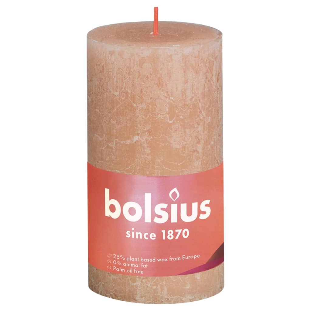 Bolsius Bolsius Stollen Shine 4 st rustik 130x68 mm Mistpoze