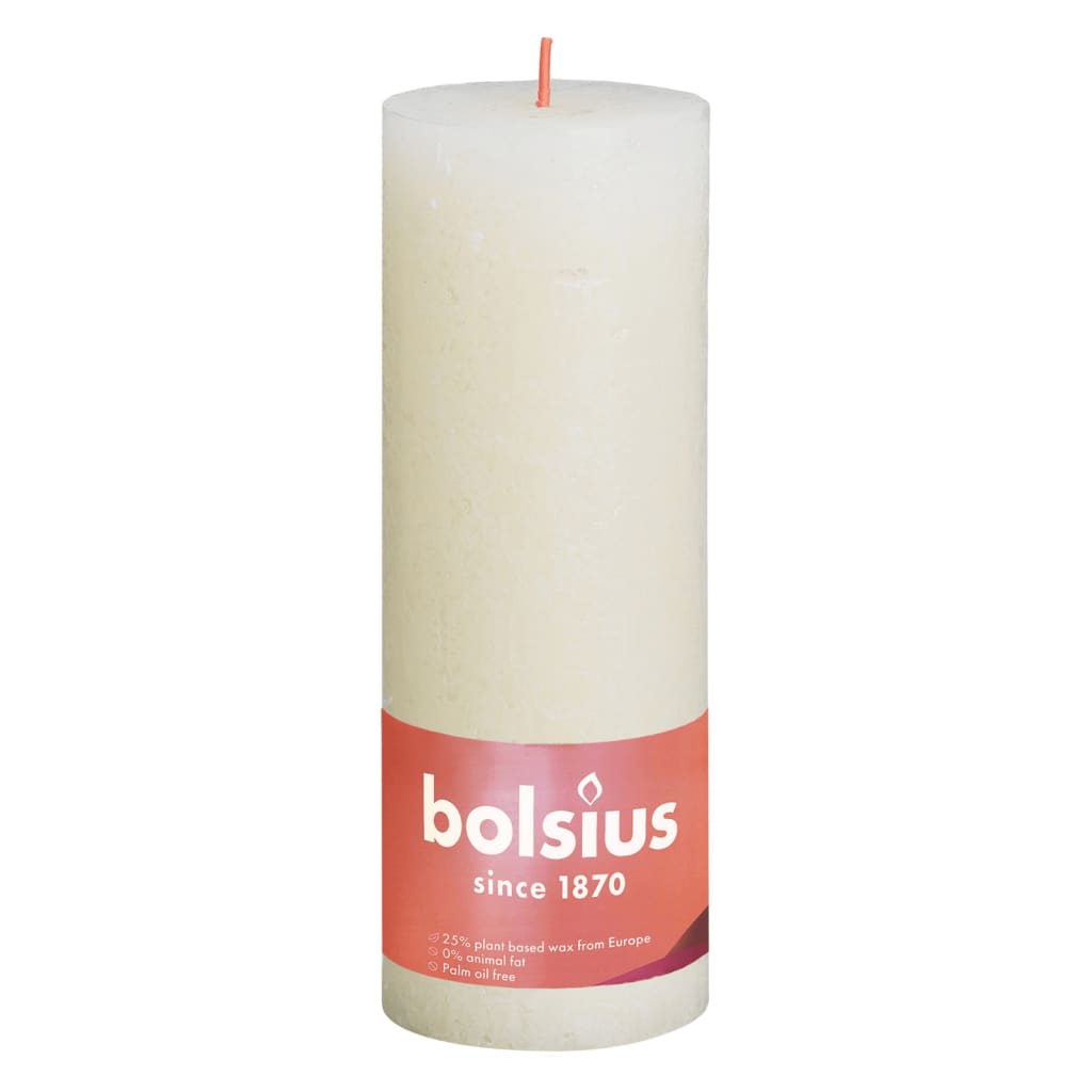 Bolsius Bolsius Stollen Shine 4 St rustique 190x68 mm coloré de perle doux