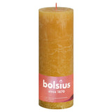 Bolsius Bolsius Stollen Shine 4 St Rustiek 190x68 mm Honninggul